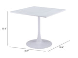 Molly White Dining Table by Zuomod at Eve Furniture