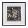 Mom and Cub by Chad Mackay a Hand Embellished Textured Framed Photo Art Print Matted under Glass by Mercana at Eve Furniture