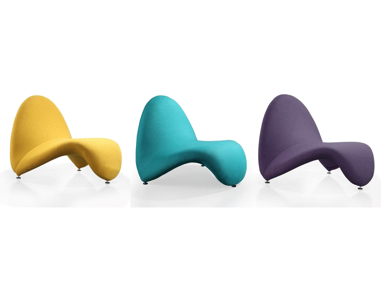 MoMa Multi Colored Accent Chair in Purple, Teal and Yellow (set of 3) by Manhattan Comfort at Eve Furniture