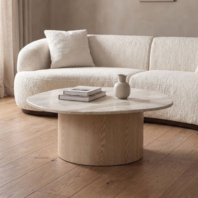 Momus Natural Large Coffee Table by Furniture of America at Eve Furniture