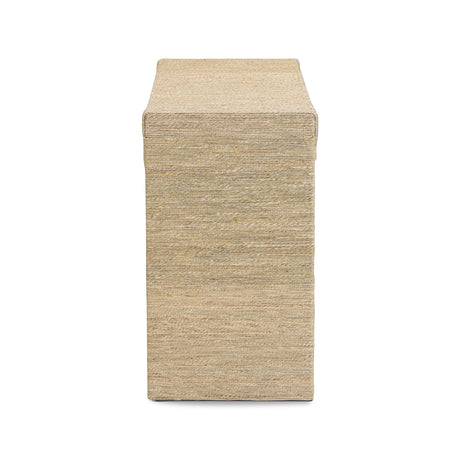 Mona 48" Natural Seagrass Console Table by TOV Furniture at Eve Furniture