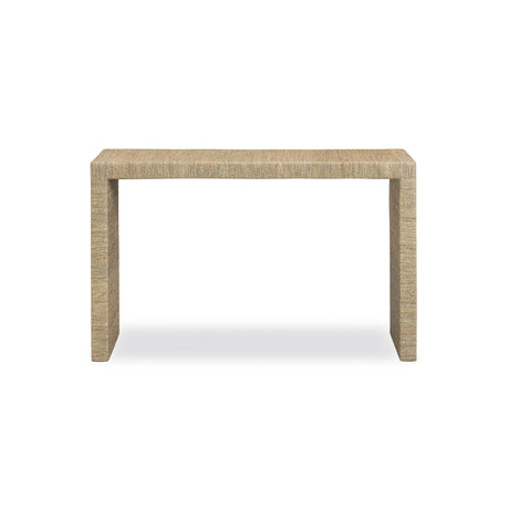 Mona 48" Natural Seagrass Console Table by TOV Furniture at Eve Furniture
