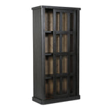 Mona Black Tall Cabinet by MOES at Eve Furniture