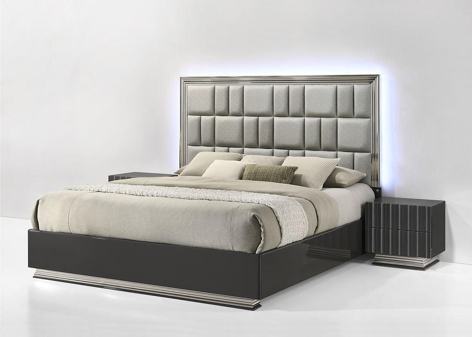 Mona Grey Platform Bedroom Set by New Era Innovations at Eve Furniture