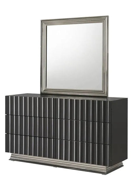 Mona Grey Platform Bedroom Set by New Era Innovations at Eve Furniture