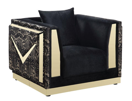 Monaco Black Living Room Set by New Era Innovations at Eve Furniture