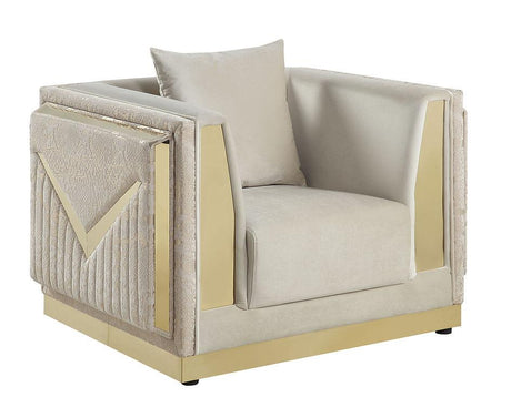 Monaco Cream Living Room Set by New Era Innovations at Eve Furniture