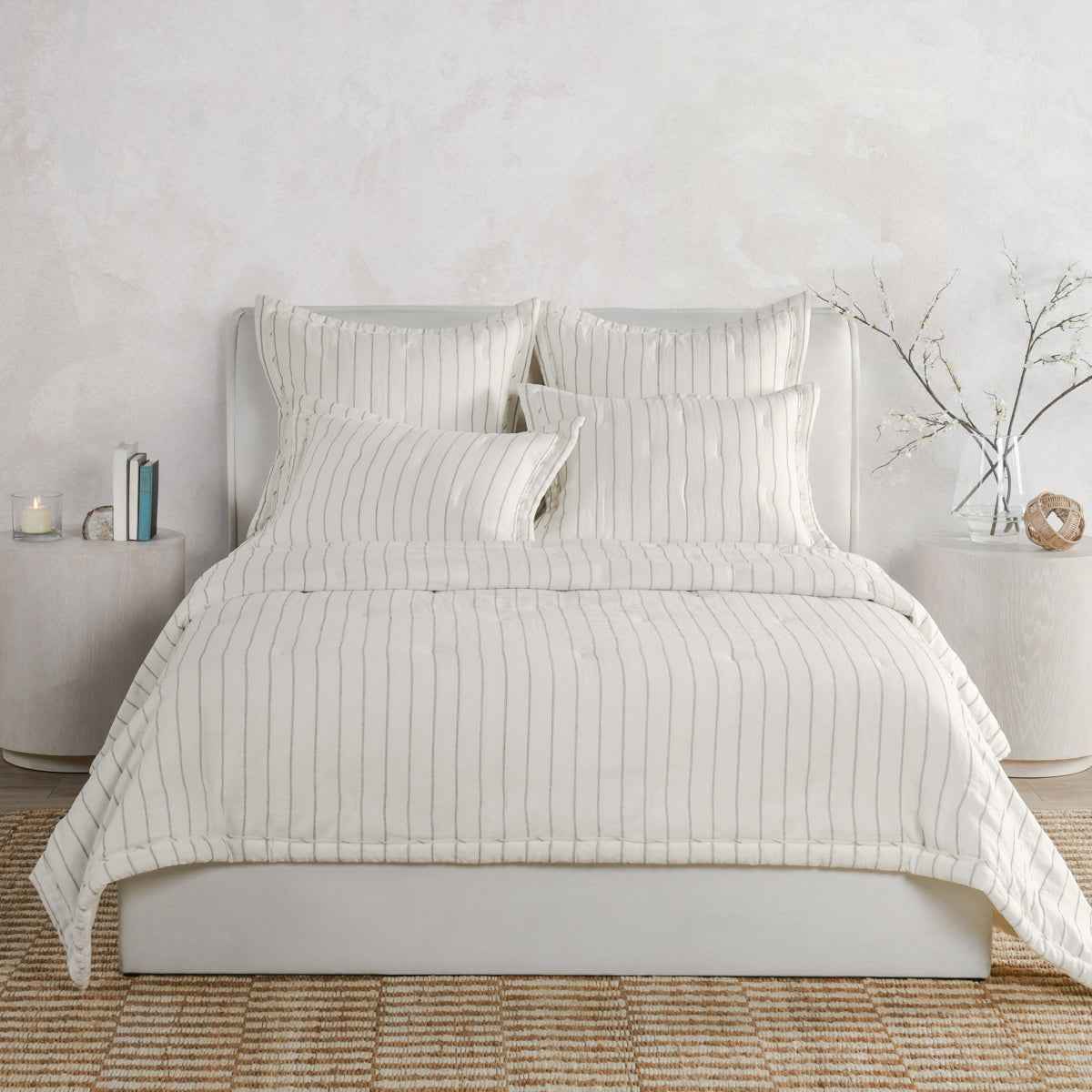 Monaco Ivory Comforter Collection by Classic Home at Eve Furniture