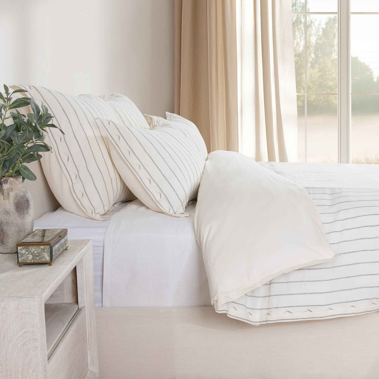 Monaco Ivory Duvet Collection by Classic Home at Eve Furniture
