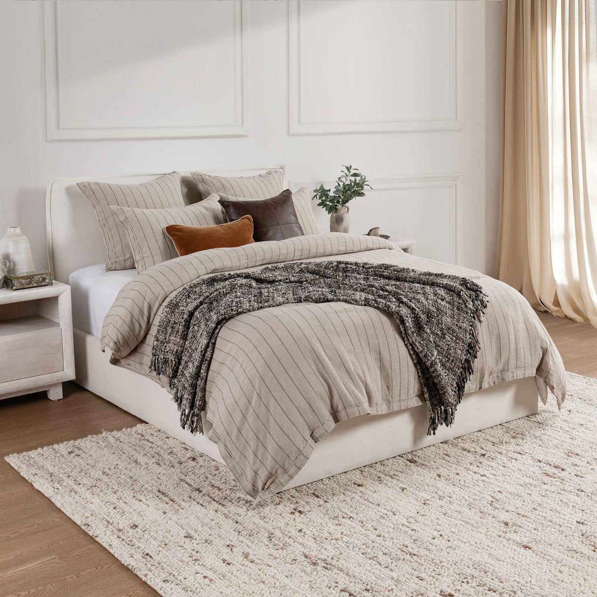 Monaco Natural Duvet Collection by Classic Home at Eve Furniture