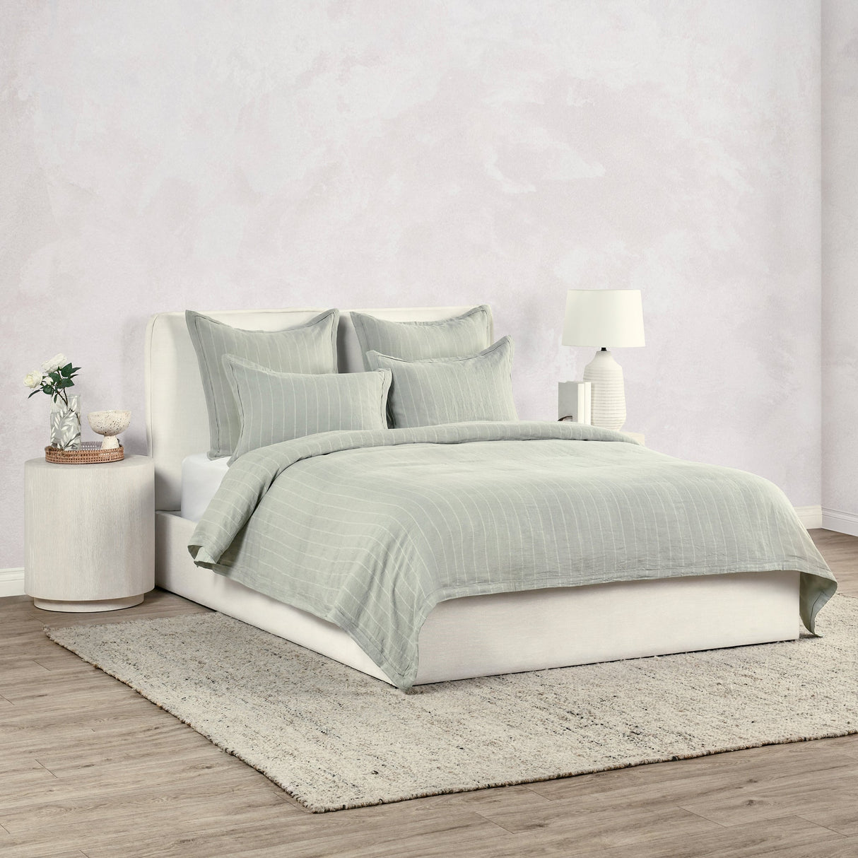 Monaco Sage Duvet Collection by Classic Home at Eve Furniture