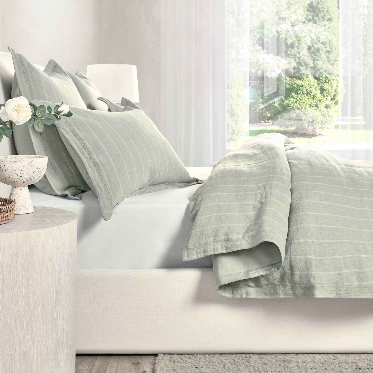 Monaco Sage Duvet Collection by Classic Home at Eve Furniture