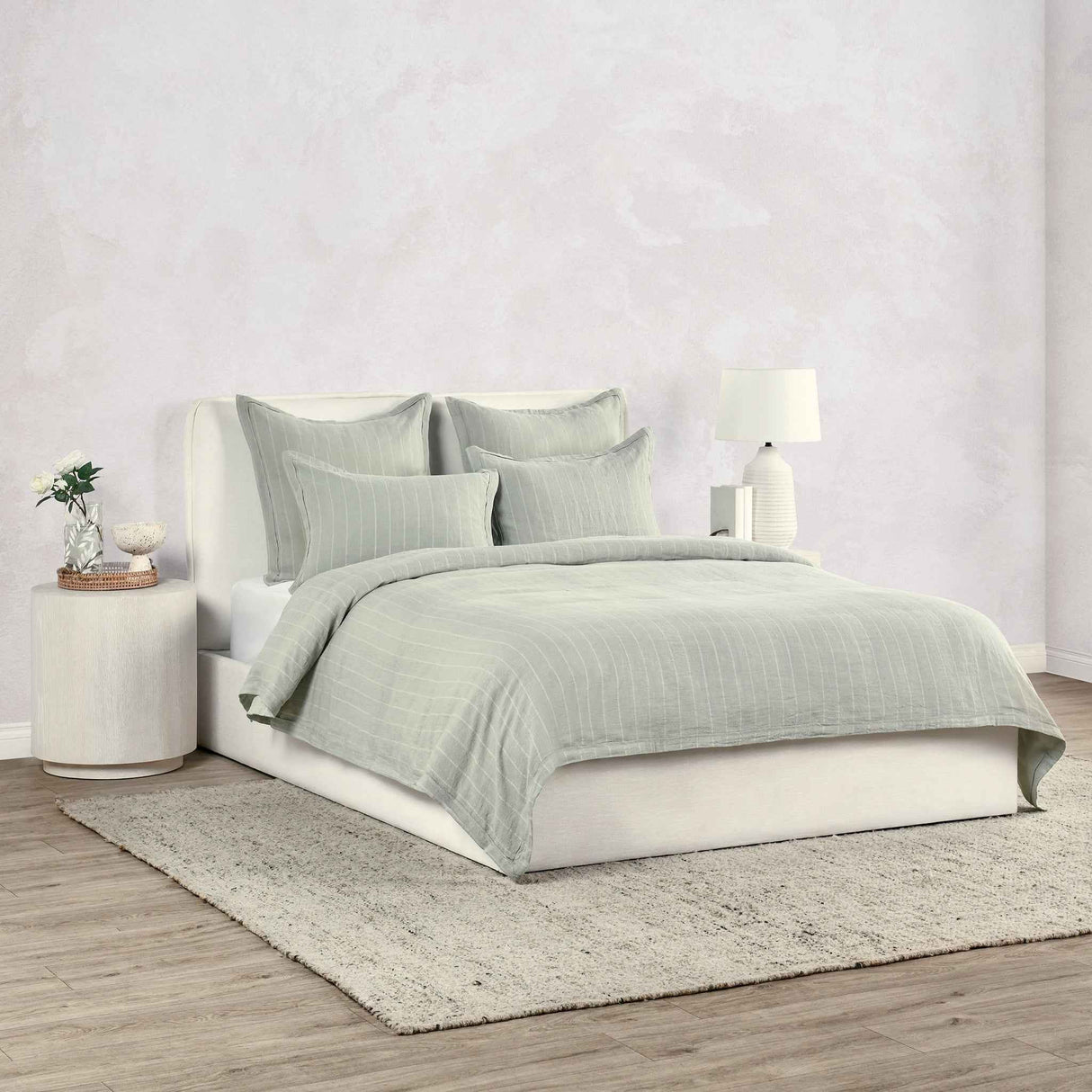 Monaco Sage Duvet Collection by Classic Home at Eve Furniture