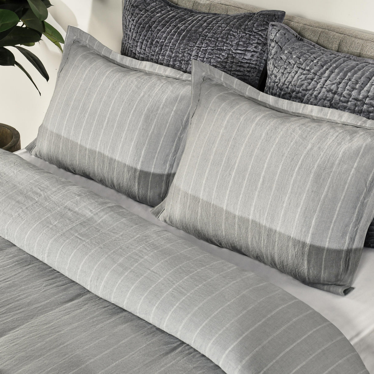 Monaco Sea Fog Duvet Collection by Classic Home at Eve Furniture