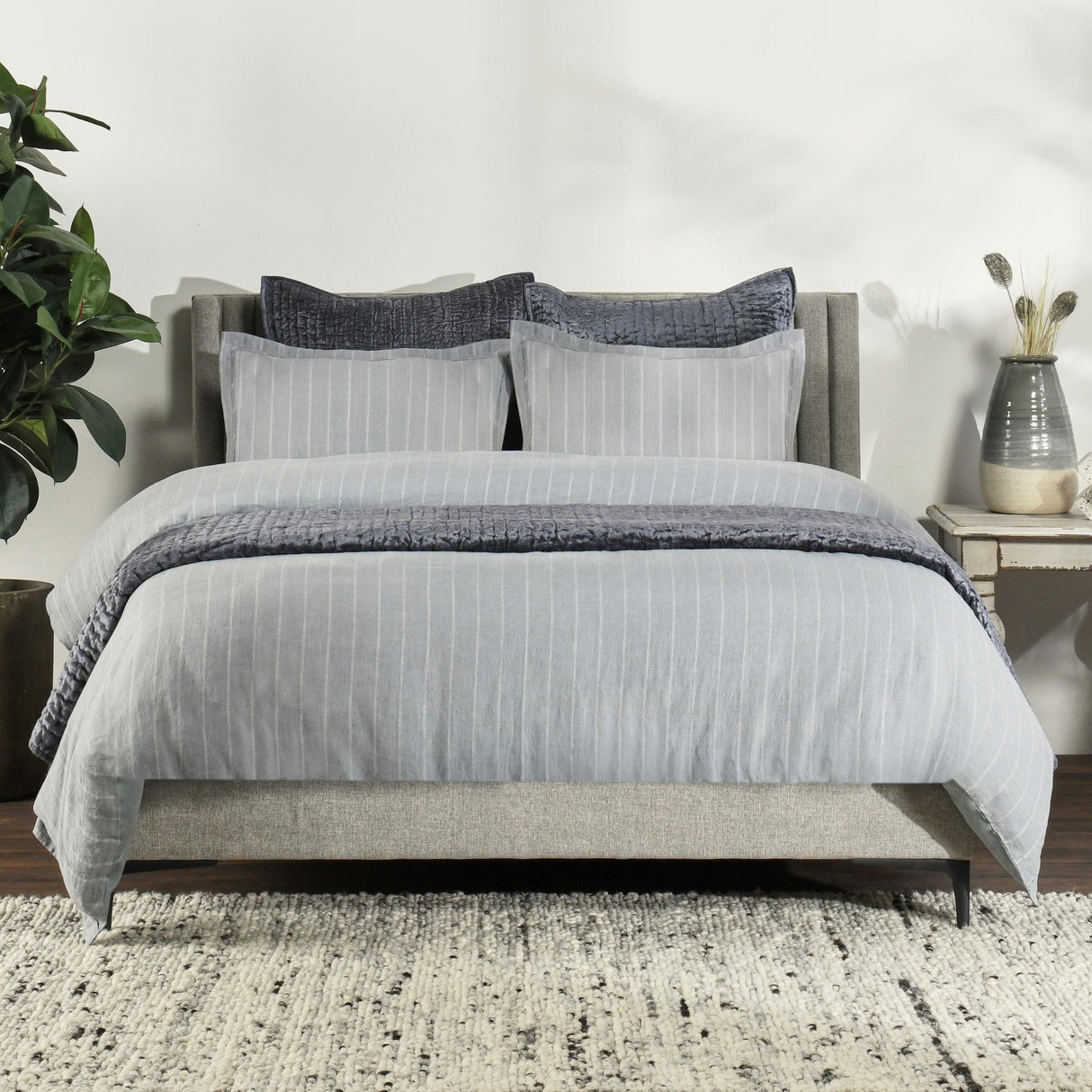 Monaco Sea Fog Duvet Collection by Classic Home at Eve Furniture