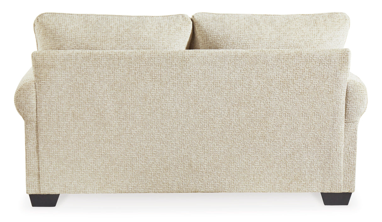Monaghan Sandstone Loveseat by Ashley at Eve Furniture