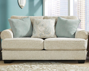 Monaghan Sandstone Loveseat by Ashley at Eve Furniture