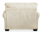 Monaghan Sandstone Oversized Chair by Ashley at Eve Furniture