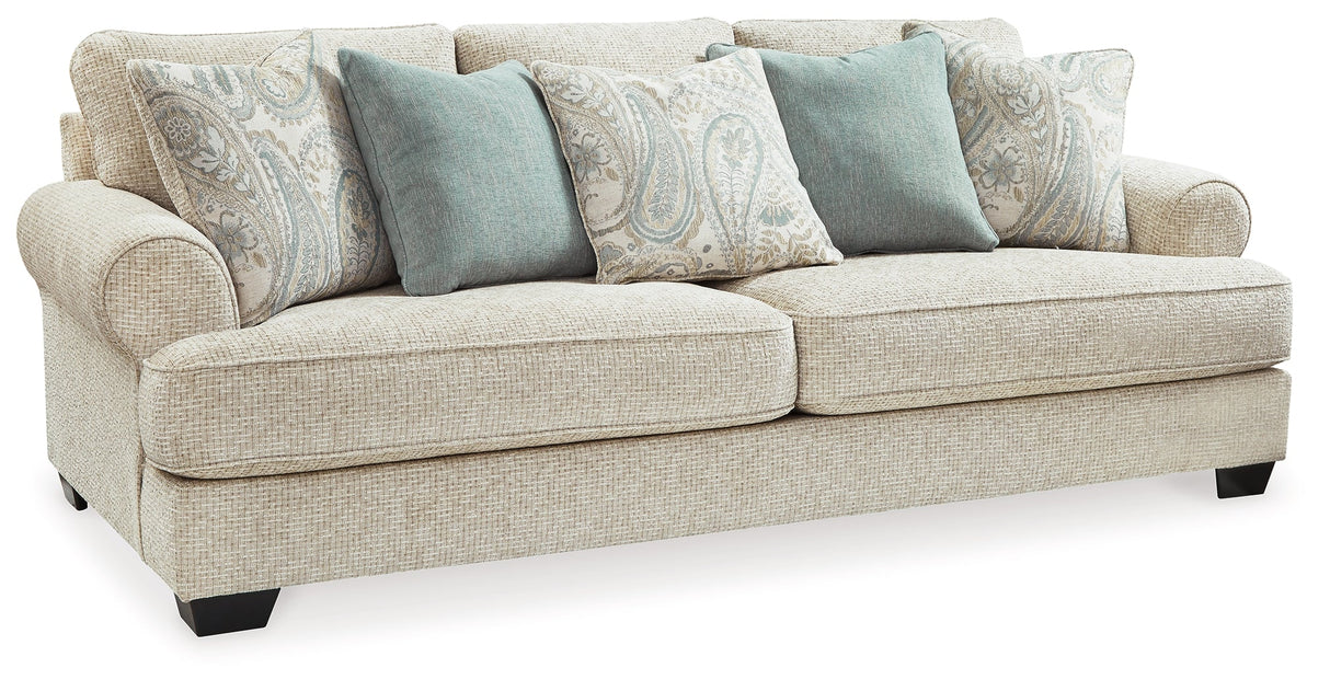 Monaghan Sandstone Sofa and Loveseat