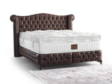 Monalisa Storage Bed With Headboard Brown by Furnia at Eve Furniture