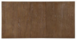 Monclova Rustic Oak/Beige Dining Table by Furniture of America at Eve Furniture