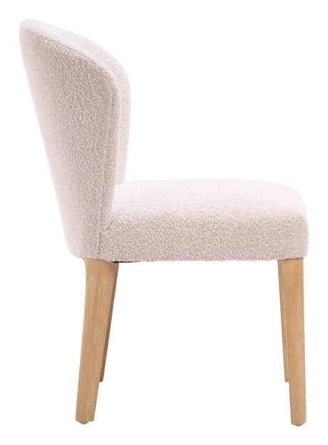 Mondstein Ivory Dining Chair (Set of 2) by Zuomod at Eve Furniture