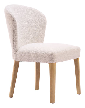 Mondstein Ivory Dining Chair (Set of 2) by Zuomod at Eve Furniture