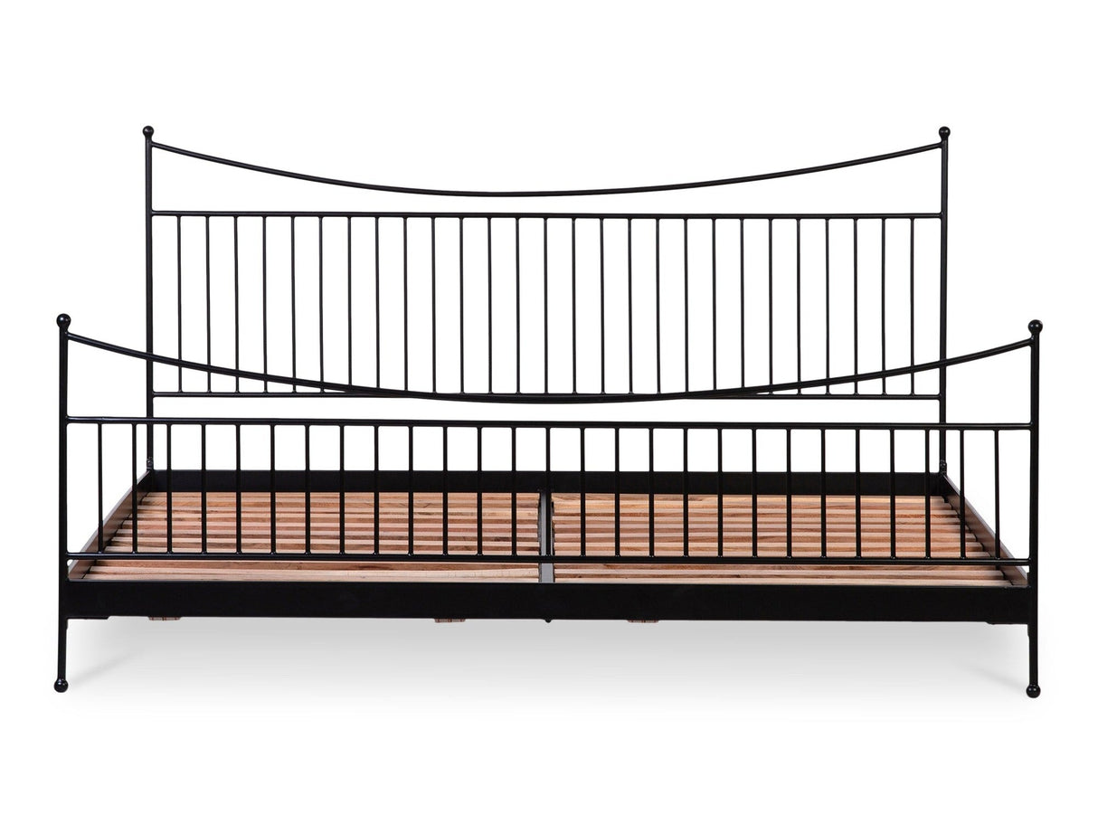 Monet Black King Bed by MOES at Eve Furniture