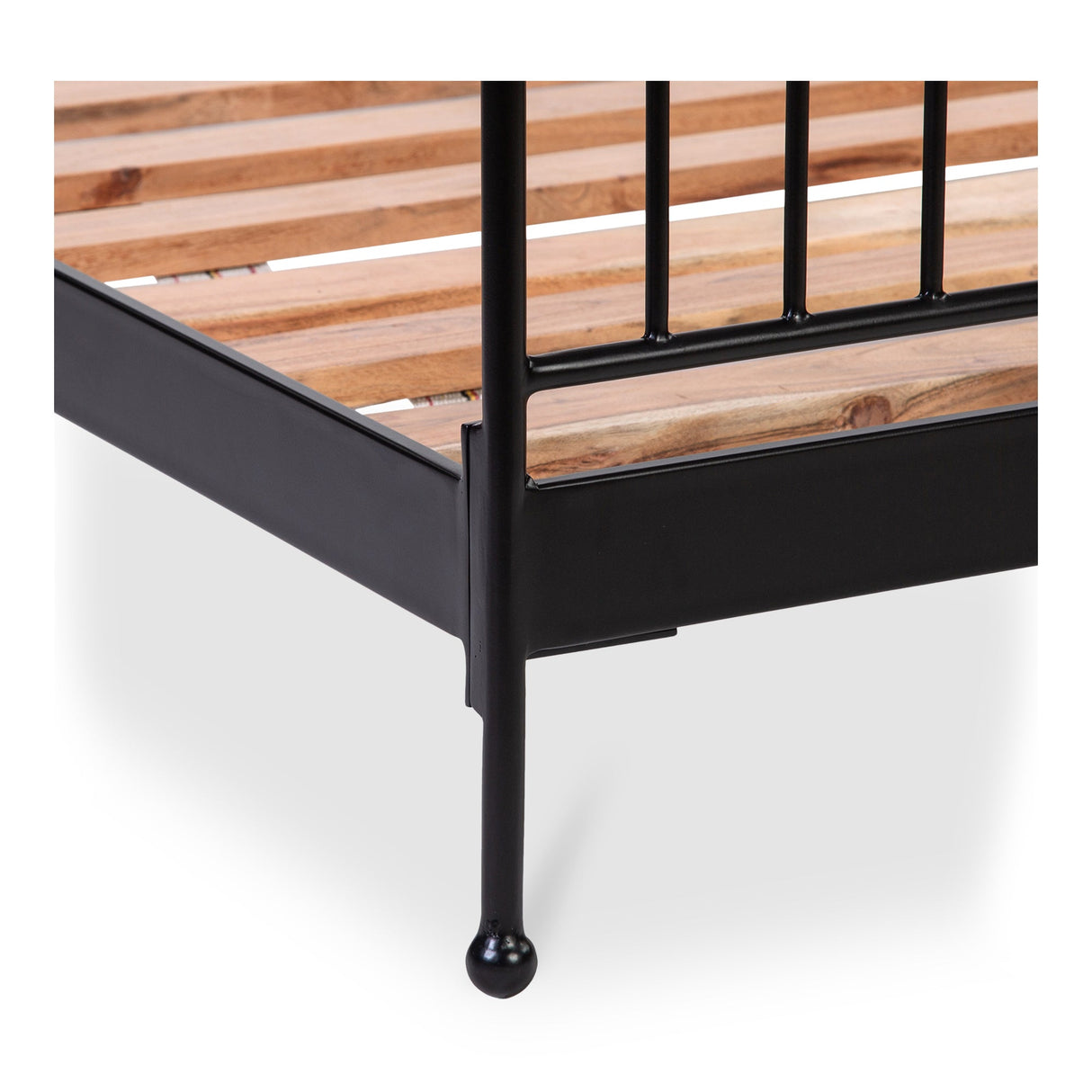 Monet Black King Bed by Moe's Home at Eve Furniture