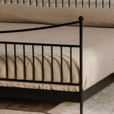 Monet Black King Bed by Moe's Home at Eve Furniture