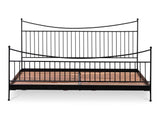 Monet Black King Bed by Moe's Home at Eve Furniture