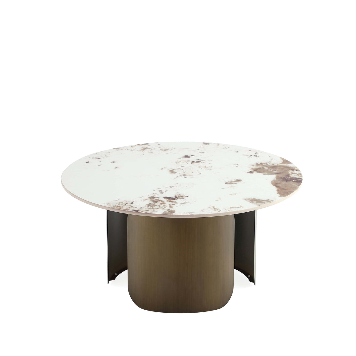 Monica Coffee Table and End Table in Gold (set of 2) by Manhattan Comfort at Eve Furniture