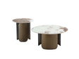 Monica Coffee Table and End Table in Gold (set of 2) by Manhattan Comfort at Eve Furniture