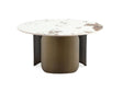 Monica Coffee Table in Gold by Manhattan Comfort at Eve Furniture