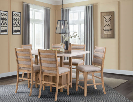 Monique Brown Dining Room Set by Cosmos Furniture at Eve Furniture