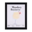 Monkey Business by Mercana Studio a Hand Embellished Textured Framed Art Print Matted under Glass by Mercana at Eve Furniture