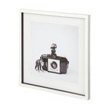 Monkeys & Vintage Camera by Susannah Tucker Photography a Framed Photo Art Print Matted under Glass by Mercana at Eve Furniture