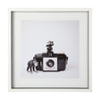 Monkeys & Vintage Camera by Susannah Tucker Photography a Framed Photo Art Print Matted under Glass by Mercana at Eve Furniture