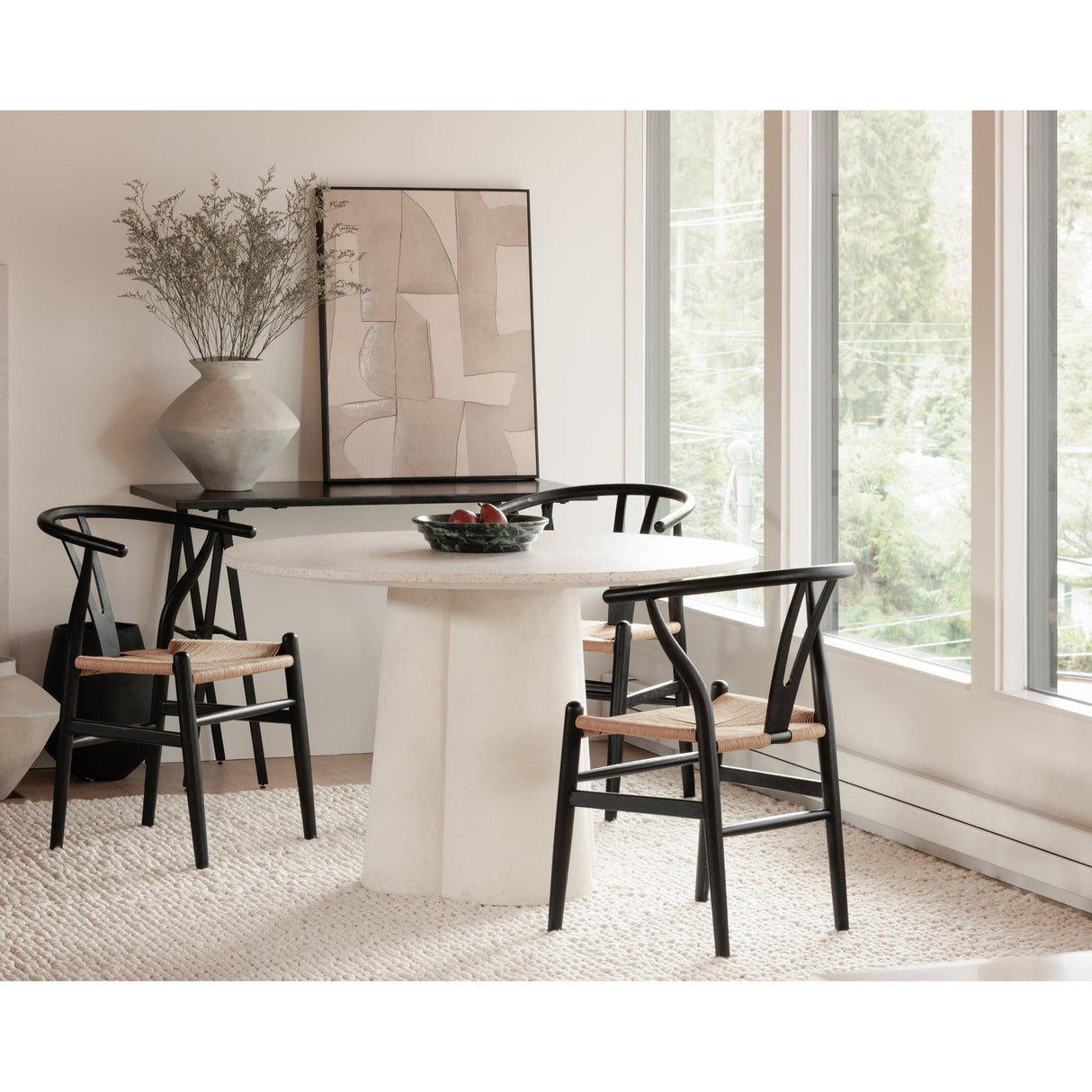 Mono White Dining Table by MOES at Eve Furniture