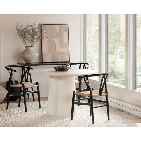 Mono White Dining Table by MOES at Eve Furniture