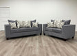 Monroe Charcoal Sofa & Loveseat by Happy Homes at Eve Furniture