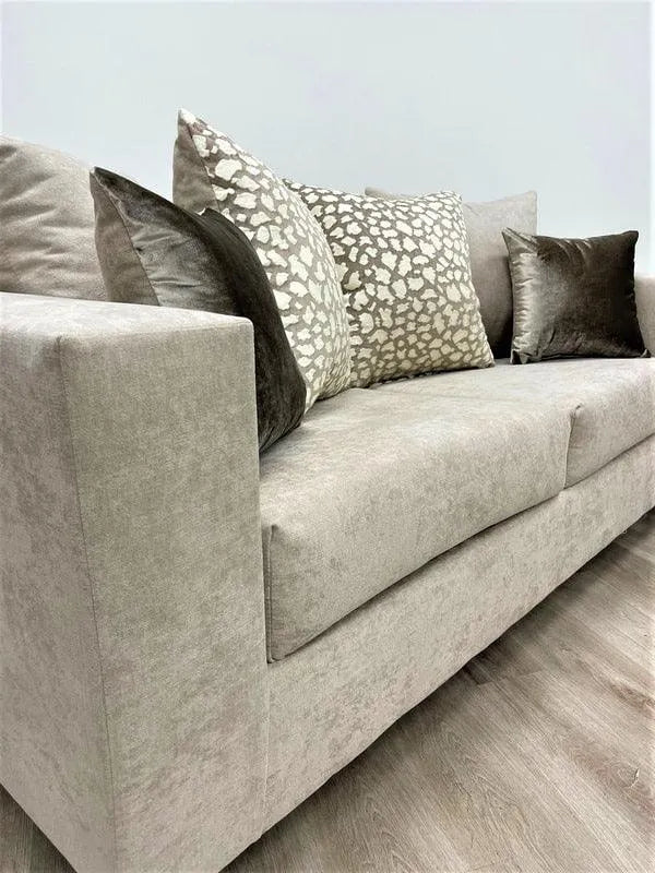 Monroe Hollywood Beige Sofa & Loveseat by Happy Homes at Eve Furniture