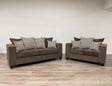Monroe Mocha Sofa and Loveseat by Happy Homes at Eve Furniture