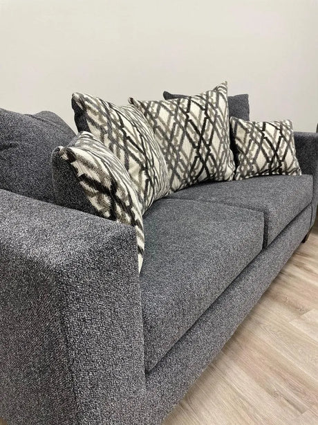 Monroe Steel Sofa & Loveseat by Happy Homes at Eve Furniture