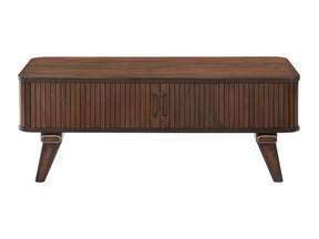 Monroe Walnut Cocktail Table by Homelegance at Eve Furniture