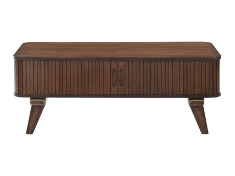 Monroe Walnut Cocktail Table by Homelegance at Eve Furniture