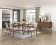 Monroe Walnut Dining Set by Homelegance at Eve Furniture