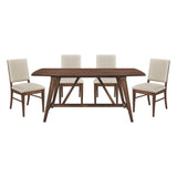 Monroe Walnut Dining Set by Homelegance at Eve Furniture