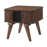 Monroe Walnut End Table by Homelegance at Eve Furniture