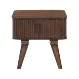 Monroe Walnut End Table by Homelegance at Eve Furniture